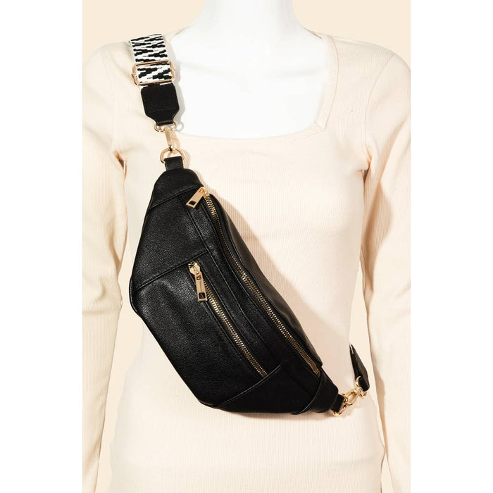 Faux Leather Fanny Pack Bag