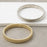 Stainless Steel Wide Ribbed Bangle Bracelet