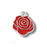 Rose Silver Charm