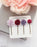 Floral Bobby Pins - Purple and Maroon Roses