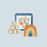 New Baby Mini Pop-Up Card - Baby Crib with Colorful Mobile