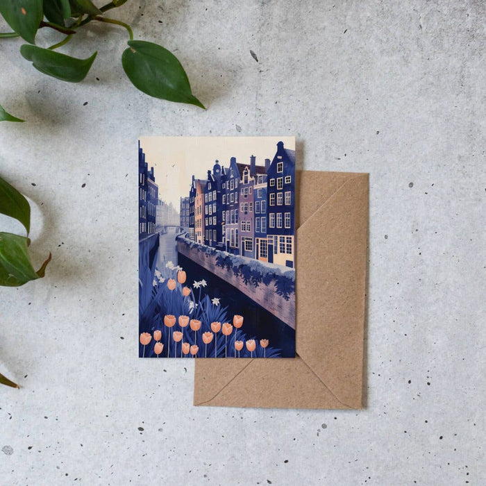 Walk along the canal | Everyday Greeting Card | Dutch