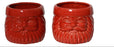Pot Santa Face Red Large
