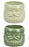 Pot Santa Face Green Large