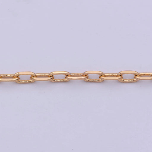 18K Gold Filled 1.8mm Cable Chain 17 inch Finished Necklace For Wholesale Necklace Dainty Jewelry Making Supplies wa-481