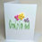 Spring Blossom Garden Pastel Paper Quilled Greeting Card