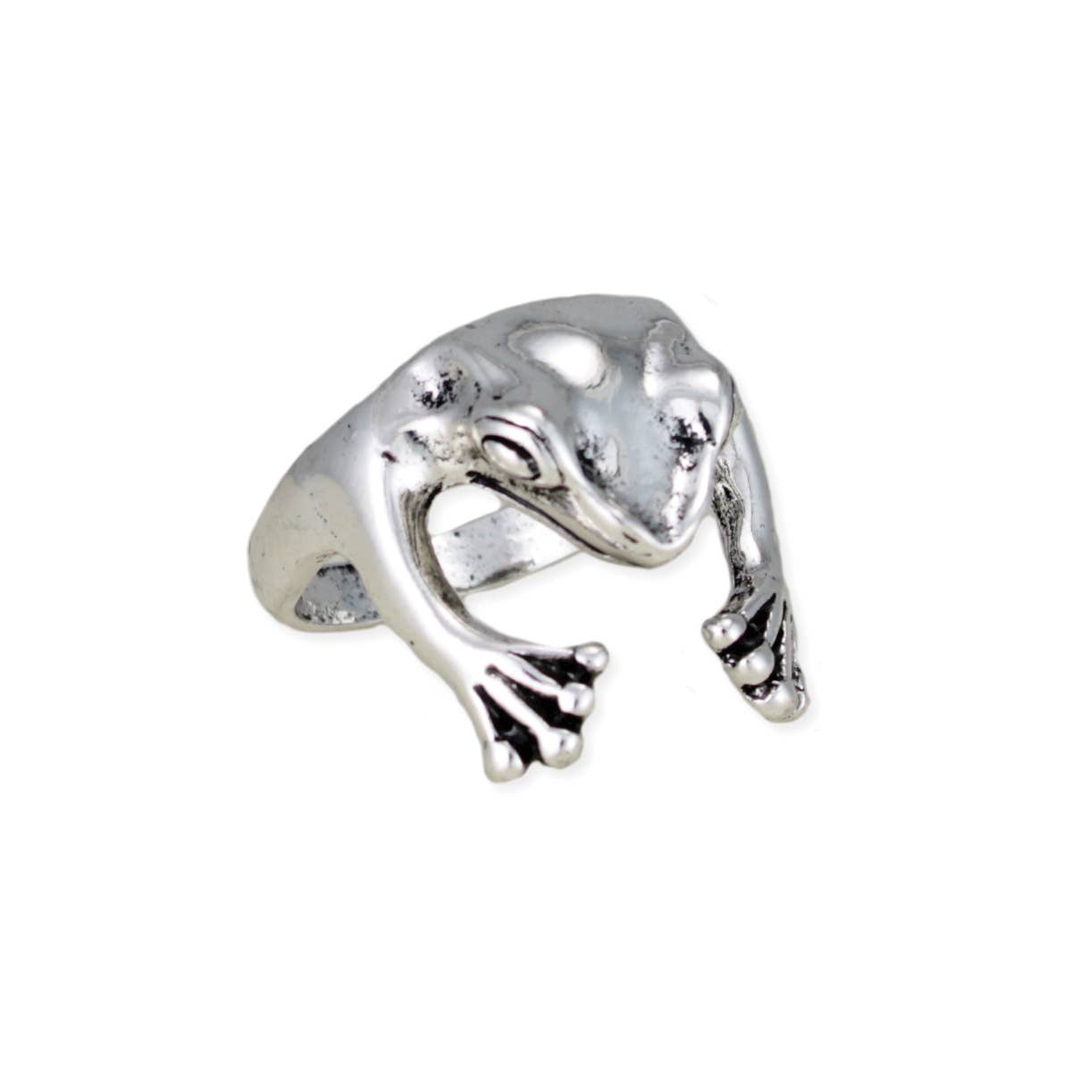 Silver Frog Wrap Ring — Dutch Growers Regina