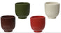 Pot 10x10 cm Red/Green/Cream/Burgundy