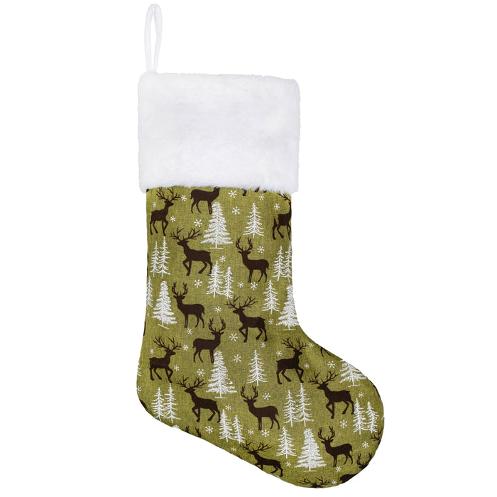 New Fresh Forest Style Christmas Stocking