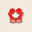 Canadian Red Mittens Enamel Pin – Maple Leaf Winter Souvenir Gift Lapel Pins
