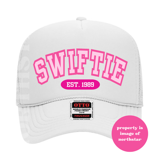 Swiftie Est. 1989 Varsity Mesh Back Trucker Hat