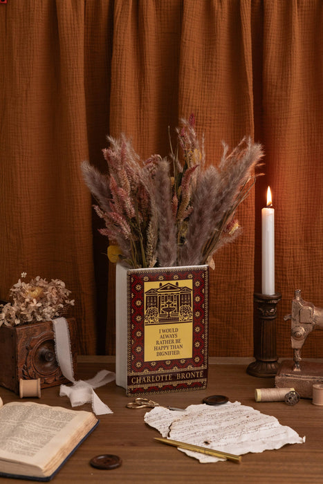 Large Book Vase, Jane Eyre