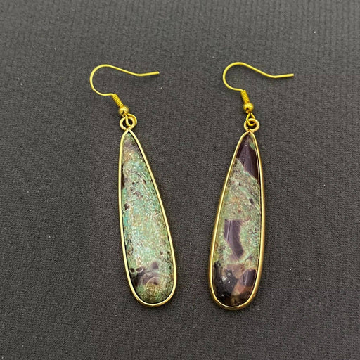 Natural Stone Drop Dangle Earrings