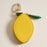Lemon Leather Pouch Keychain