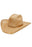 Faux Nubuck Suede Cutter Cowboy Hat