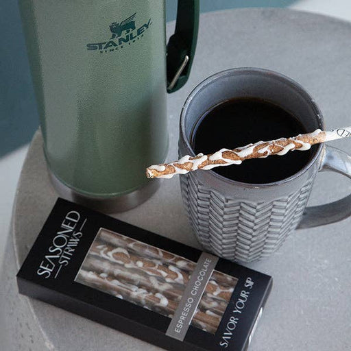 Espresso Chocolate Seasoned Straws 10ct.