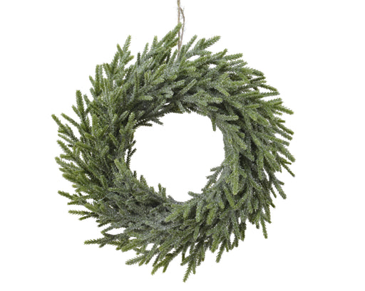 Wreath Artificial Fir with Glitter 42 cm
