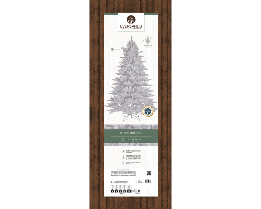 Copenhagen Fir Artificial Tree 240cm x 154 cm ( 7.87') unlit