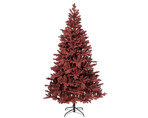 Tree Burgundy Fir Artificial Tree Unlit