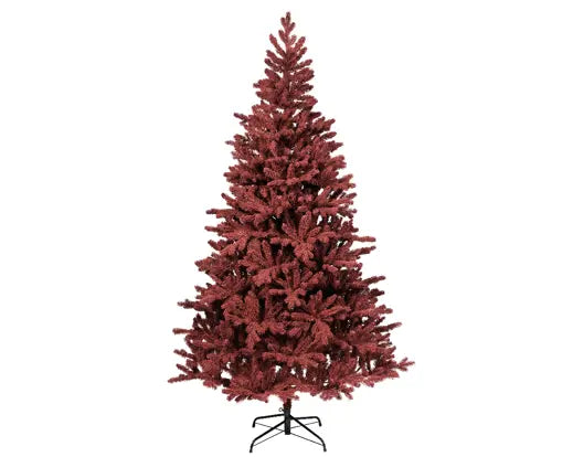 Tree Burgundy Fir Artificial Tree Unlit
