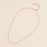 3mm Classic Pearl Link 18K Gold Dipped Necklace