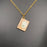 Enamel Book 18K Golden S.Steel Necklace
