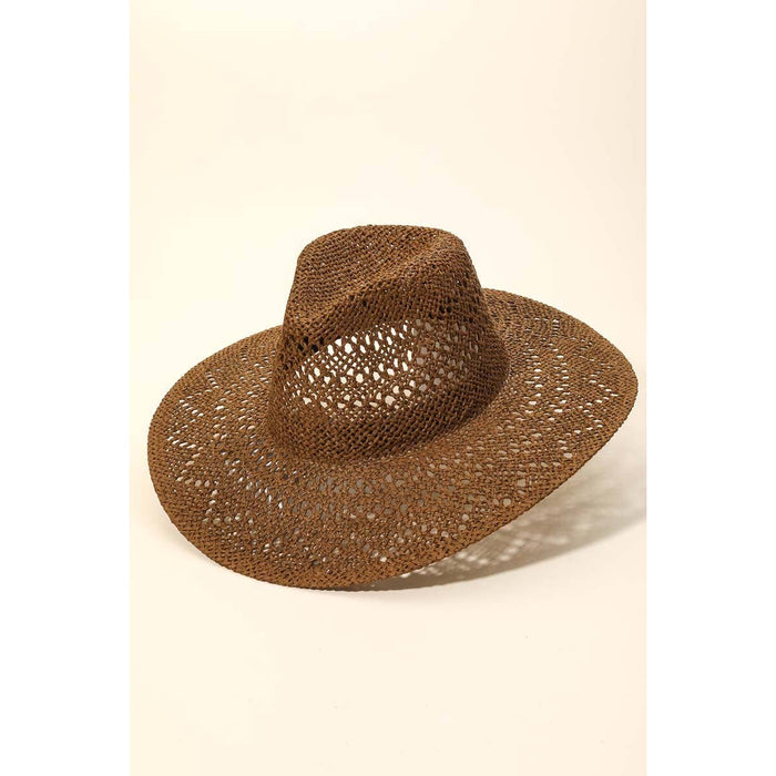 Loose Weave Straw Sun Hat