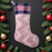 Pink Plaid Christmas Stockings
