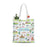 Saskatchewan Canada Illustrated Souvenir Tote Bag with Prairie Landmarks