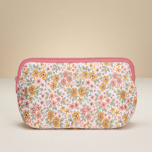 Neoprene Floral Zip Pouch