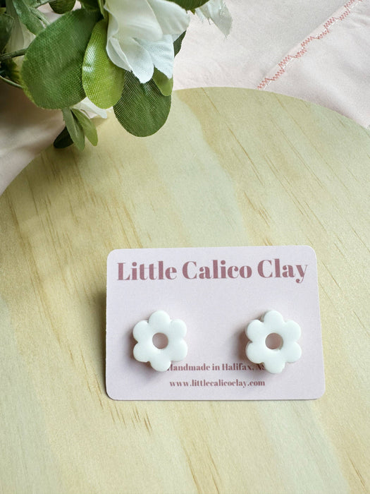 Groovy Daisy Studs | Polymer Clay Earrings