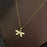 Dragonfly Charm Gold-plated Necklace
