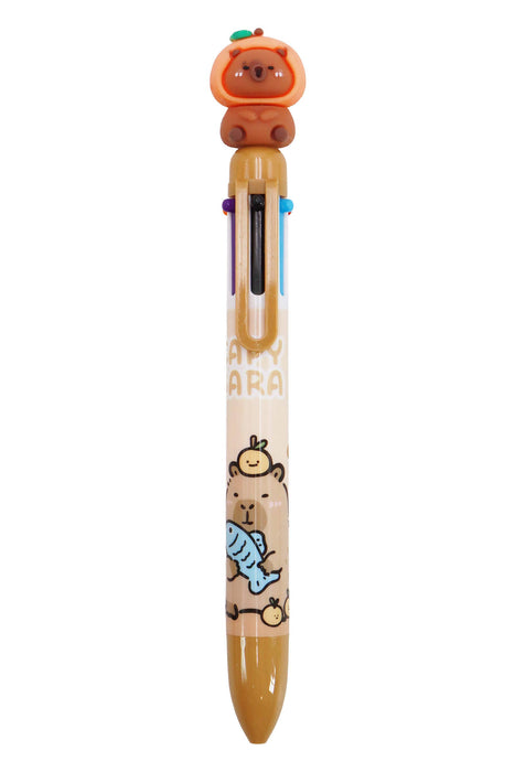 3D Capybara 6-in-1 Multicolor Pen
