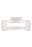 Pearlescent Glossed Clear Block Hair Claw