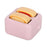 Kawaii Toast Salt and Pepper Shakers in Toaster Holder