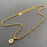 Drop Zircon 18K Gold Plated S.Steel Necklace