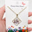 Floral Square Pendant Pressed Dried Flowers Necklace