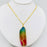 Tree of Life Colored Crystal Charm Necklace