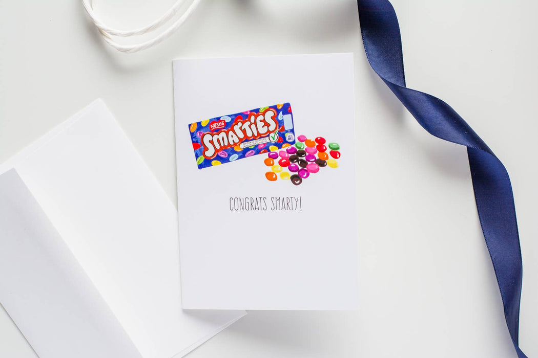 Congrats Smarty - Greeting Card