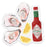 Clear Oysters & Hot Sauce Sticker, 3x2.88in