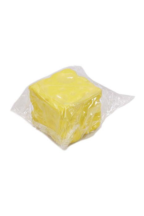 Yellow Cheese Cube Soft Slow Rising Foam Scented Squishy