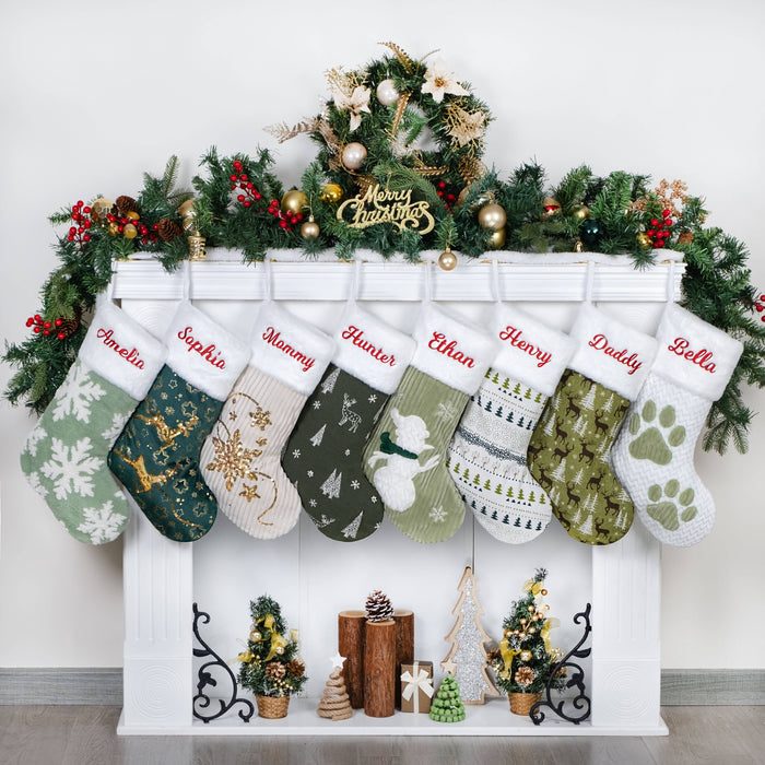 New Fresh Forest Style Christmas Stocking