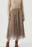 Plaid Tulle Midi Skirt