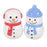 Winter Snowmen Christmas Salt and Pepper Shakers