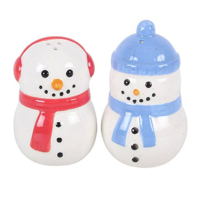 Winter Snowmen Christmas Salt and Pepper Shakers