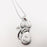 Natural Stone Cat-shaped Pendant Necklace - CS