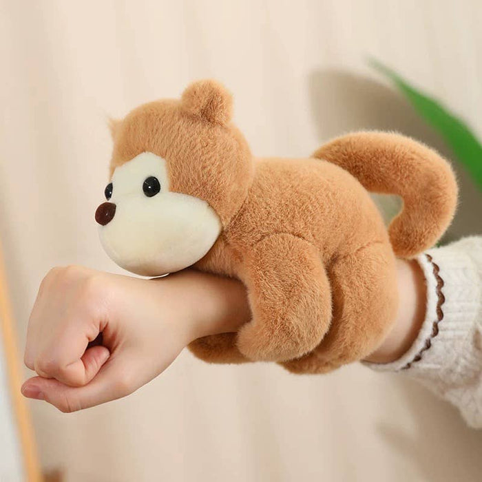 8" Capybara/Monkey Plush Bracelet/Wristband