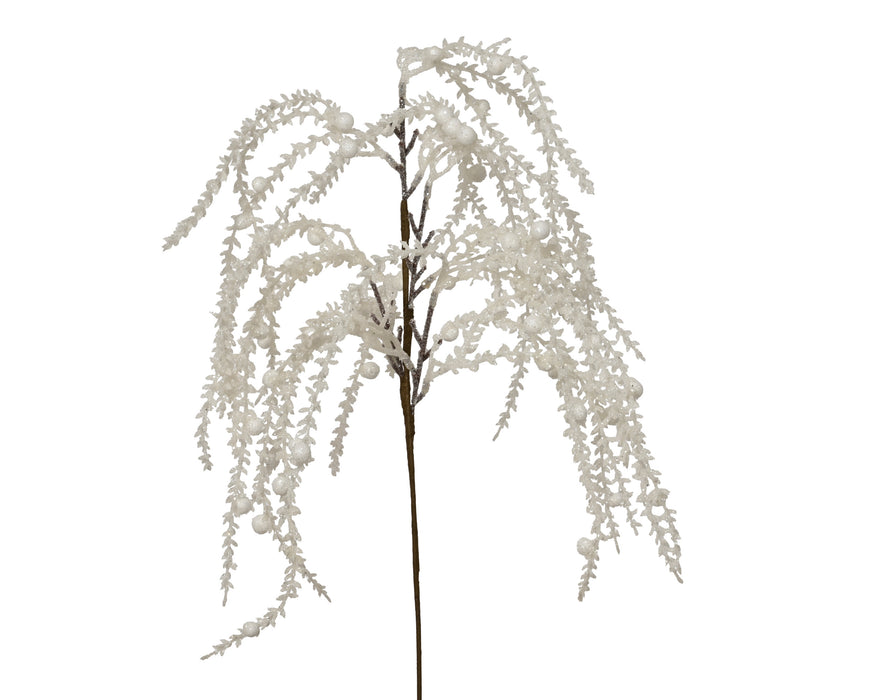 Spray White Frosted 75 cm