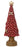 Tree Red with Star and Bows 36 cm