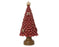 Tree Red with Star and Bows 23 cm